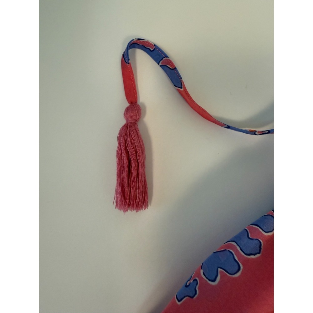 J Marie Piper‎ Ruffle Dress Pink Floral Tiered Mini Size Small Boho Summer - Picture 13 of 16